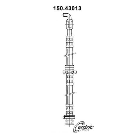Centric Parts Brake Hose, 150.43013 150.43013